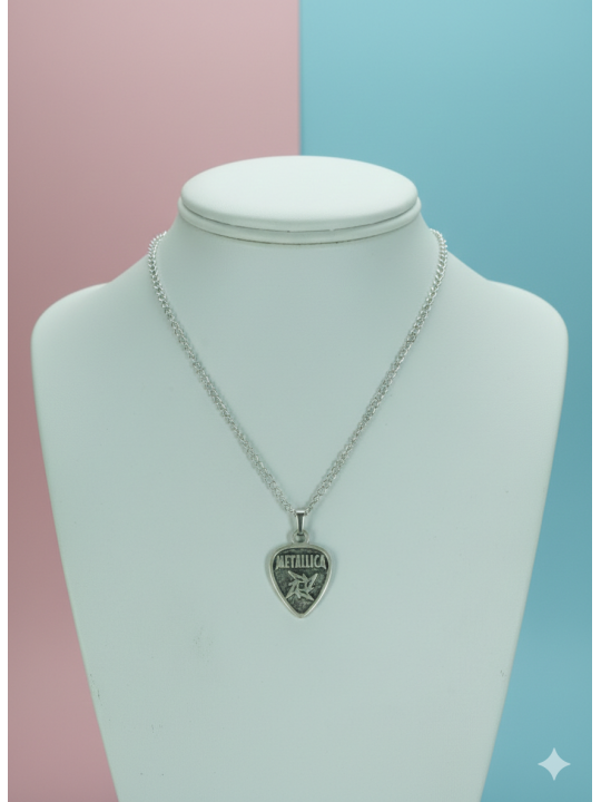 Metallica Pena Zincirli Kolye 2 Alana 1 Bedava 