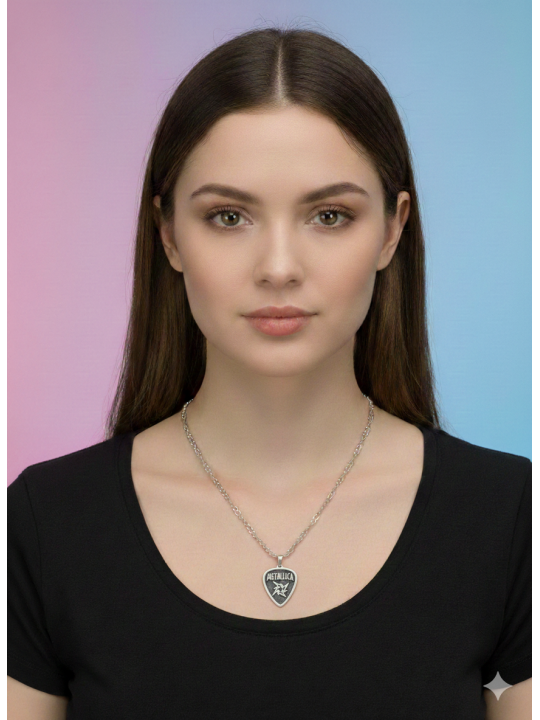 Metallica Pena Zincirli Kolye 2 Alana 1 Bedava 