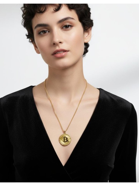 Bitcoin Kolye 2 Alana 1 Bedava