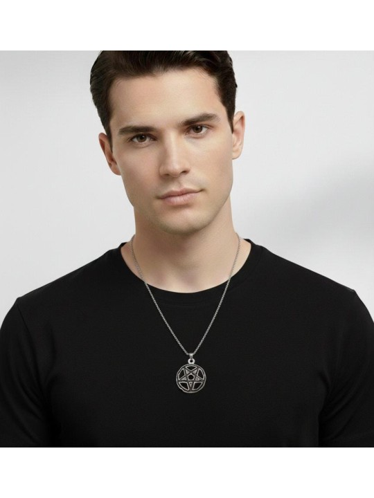 Pentagram Logo Kolye