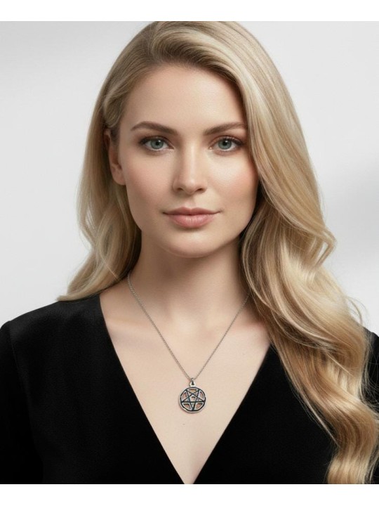 Pentagram Logo Kolye